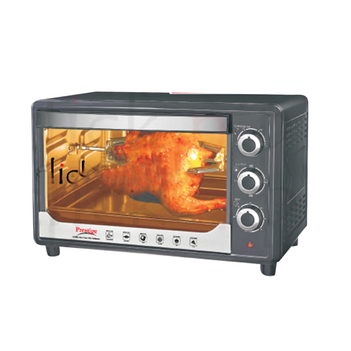 Miyako MT-40DBL-RCL, Double Glass Electric Oven, 40 Liters.