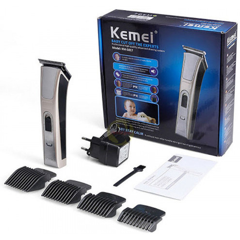 Kemei KM-5017 Waterproof High Power Rechargeable Hair Trimmer